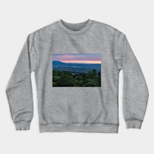 Central Valley Costa Rica Grecia Sunset Crewneck Sweatshirt